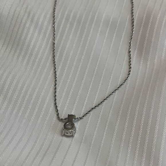 Swarovski Crystal Swan Signed Pendant Sparkling Clear Necklace - Picture 6 of 6